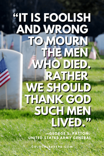 memorial day quotes george s patton