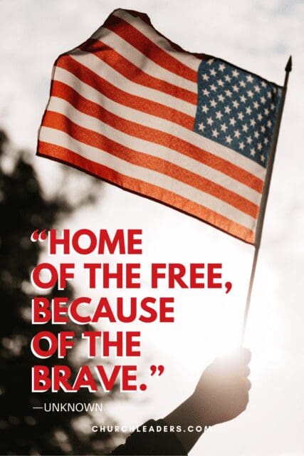 memorial day quotes home of the free because of the brave