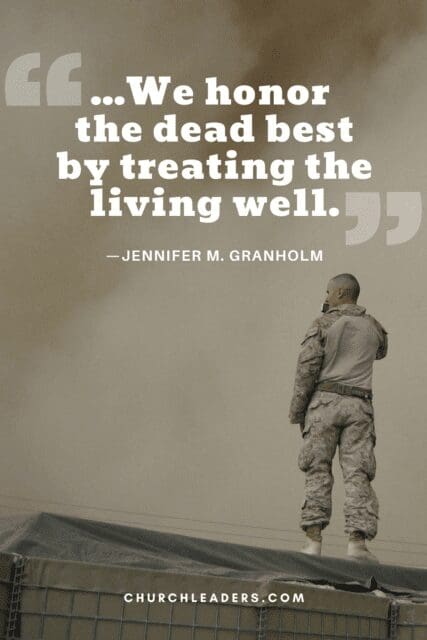 memorial day quote jennifer m granholm