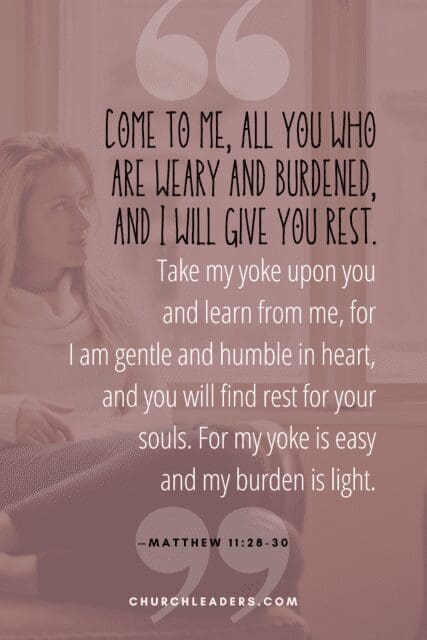 Matthew 11:28-30