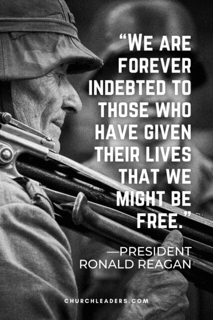 memorial day quote president ronald reagan