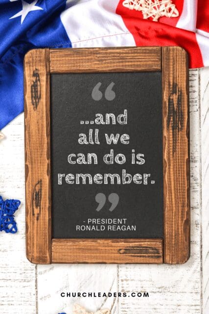 memorial day quotes ronald reagan speech