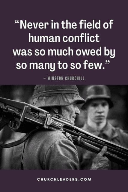 memorial day quotes Winston Churchill