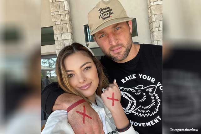 Tim Tebow's wife Demi-Leigh posts cryptic 'little hints' message