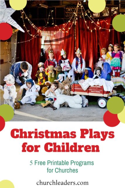 Christmas Plays For Children 5 Free Printable Programs For Churches