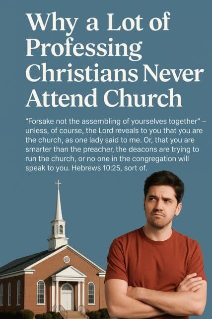 some christians never attend church