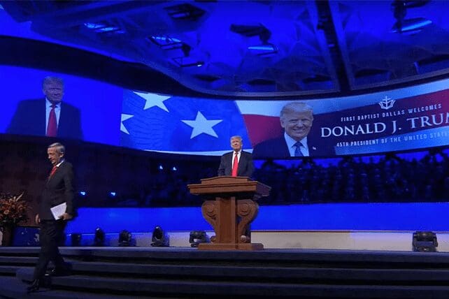 Donald Trump First Baptist Dallas