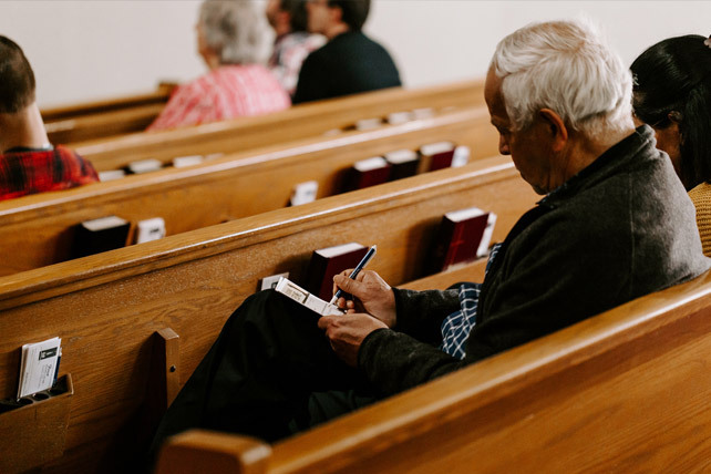 preaching in church