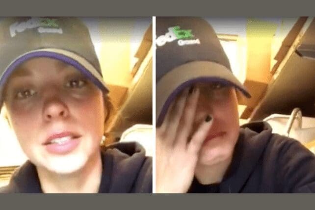 amanda riggan fedex driver