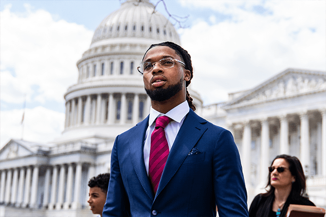 Damar Hamlin Turns Prayer Into Advocacy, Meets With President To