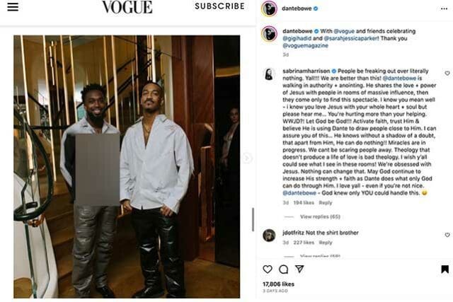 Maverick City Music's Former Member, Dante Bowe, Receives Criticism for Wearing Questionable