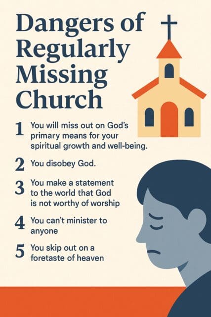 dangers of missing church