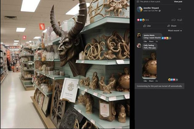 AI-Generated Images of Hobby Lobby Selling Satanic Statues Create Stir