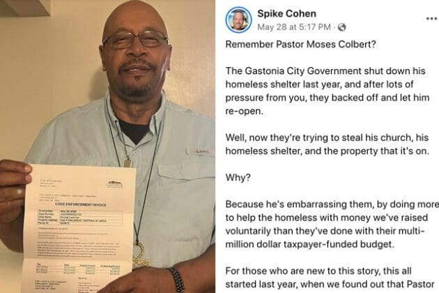 North Carolina Pastor Fined $60,000 for Using Church Property as ...