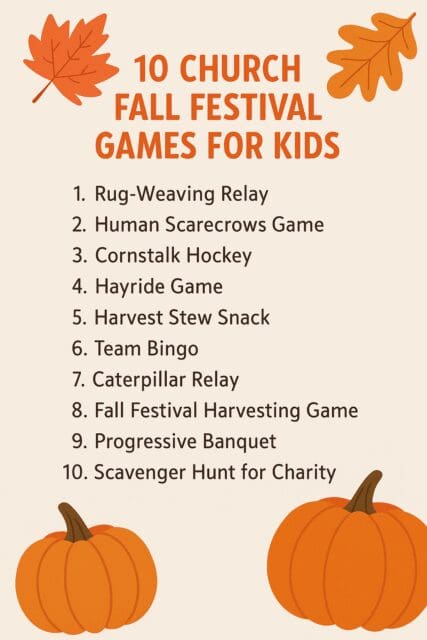 fall festival games for kids