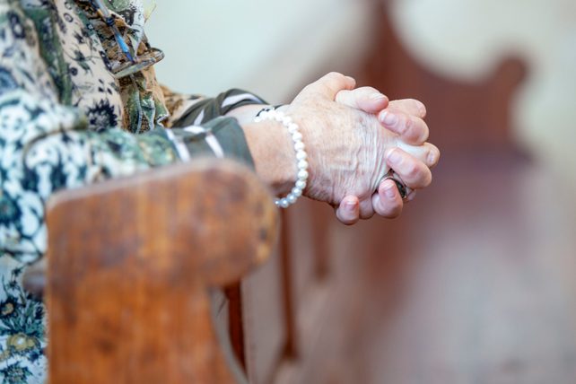 senior adult in the church
