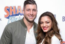 tim tebow and wife