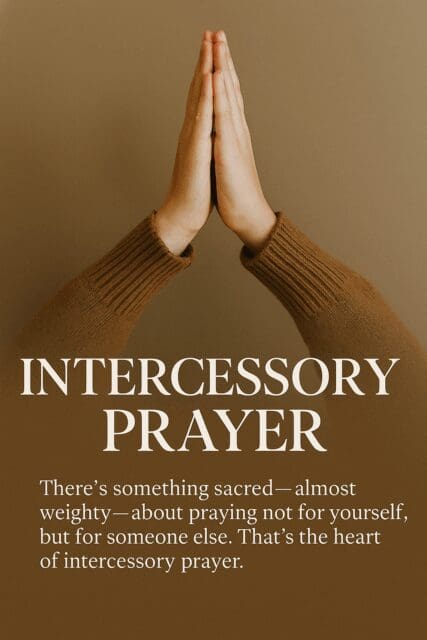 Sample Prayers Of Intercession