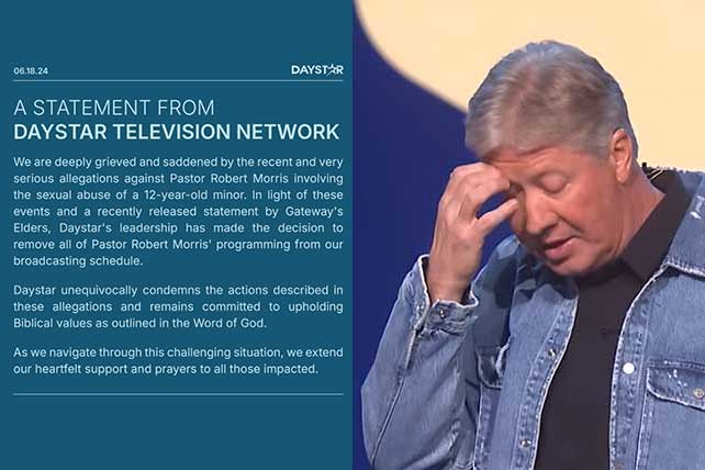 Robert Morris Daystar Television Network sexual abuse