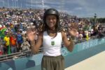 Brazilian skateboarder Rayssa Leal