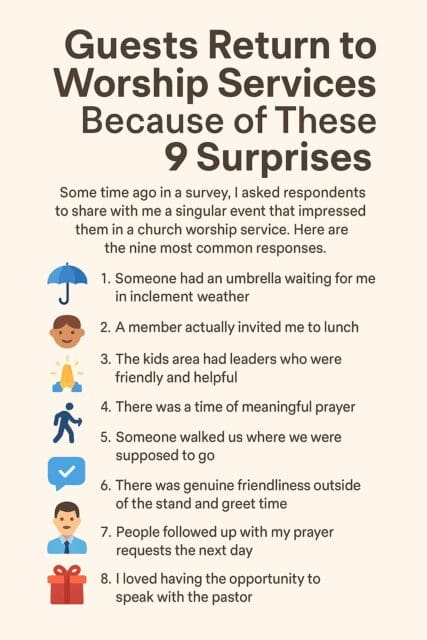 9 Reasons Guests Return to Church