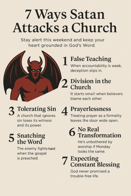 how satan attacks church
