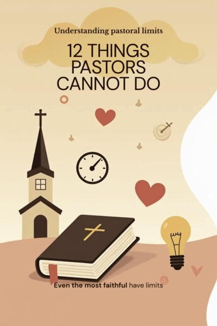 12 Things Pastors Cannot Do