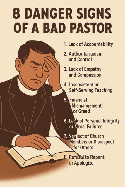 signs of a bad pastor