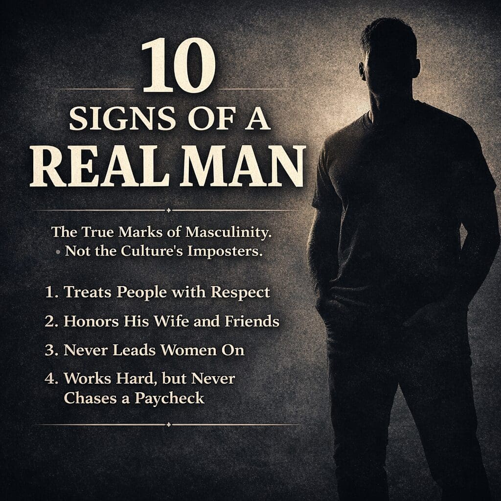 10 Signs of a Real Man