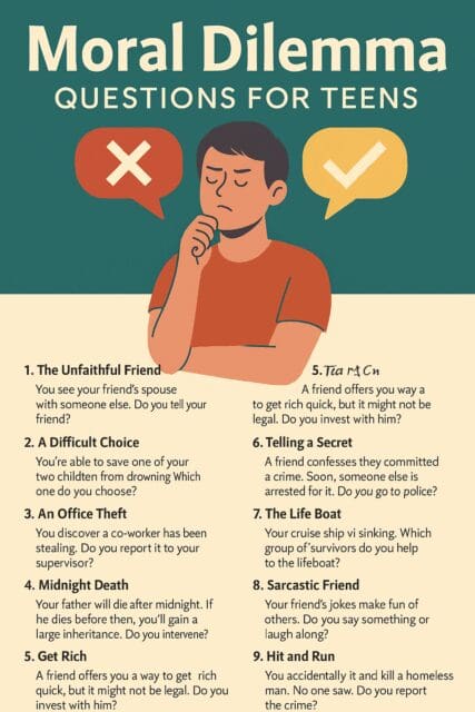 moral dilamma questions for teens