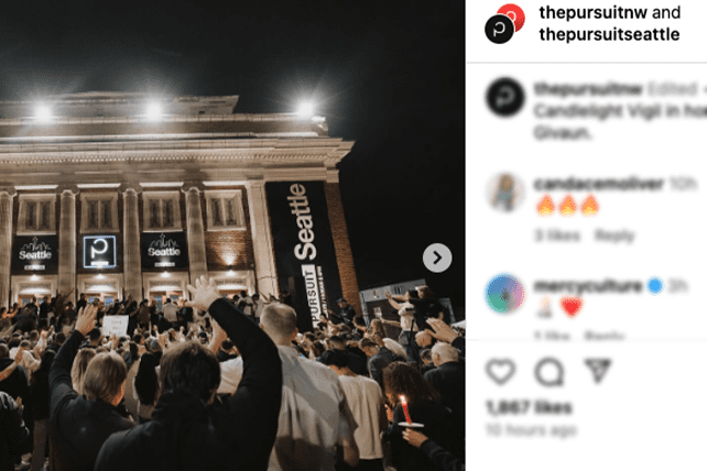 Pursuit Church vigil