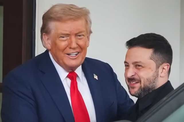 President Donald Trump Ukraine President Volodymyr Zelenskyy
