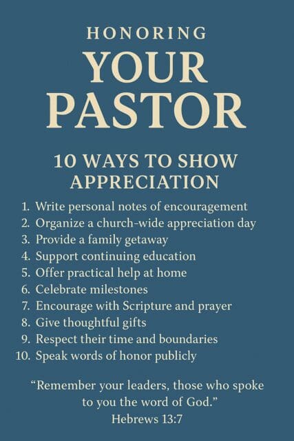 pastor appreciation