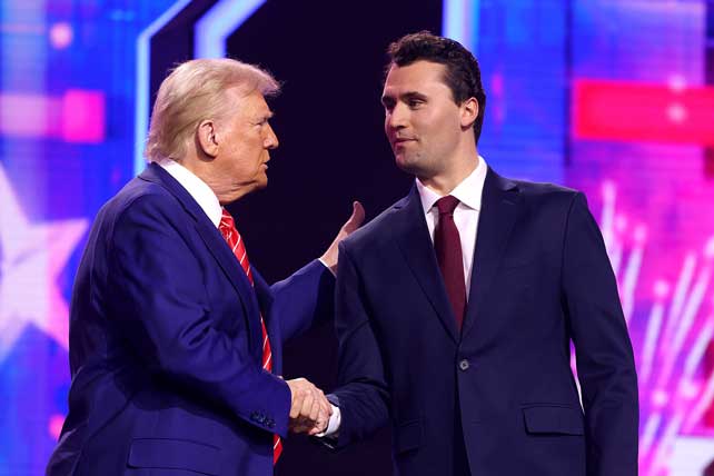 Donald Trump Charlie Kirk