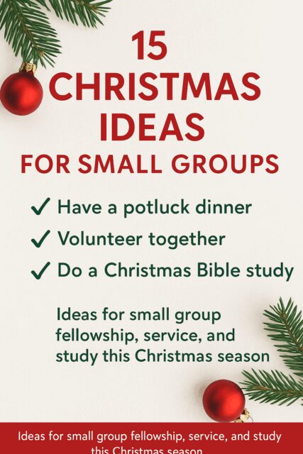 christmas ideas for small groups