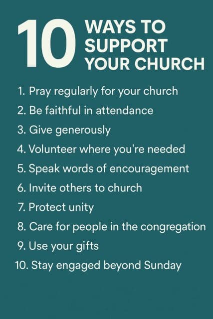 way to support your church