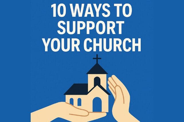 ways to support your church