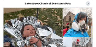 Chicago-Area Church Nativity Scene Features Zip-Tied Jesus and ICE Agents Lake Street Church
