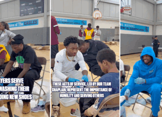 Lamar Jackson, Ravens Teammates Wash Students’ Feet, Provide New Shoes Lamar Jackson
