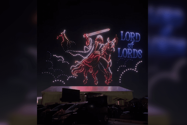Texas Church drone show