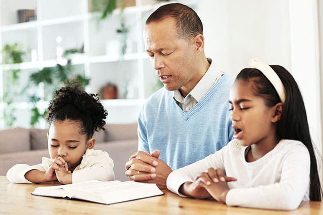 praying with children