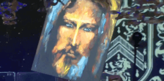 Jesus Artwork Sells for $2.75 Million at President Trump’s New Year’s Party Trump