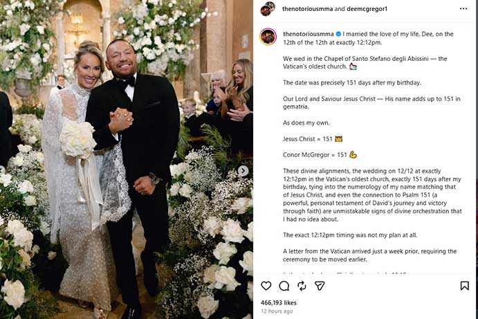 Conor McGregor Dee Devlin