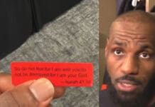 WATCH: LeBron James Explains Why He Posted Isaiah 41:10 After a Lakers Game lebron james