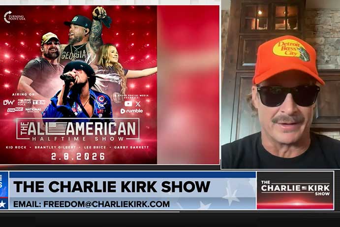 Kid Rock TPUSA All American Halftime Show