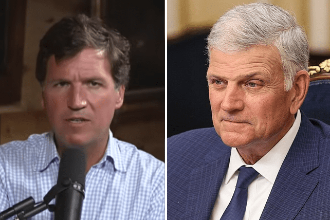 Tucker Carlson and Franklin Graham