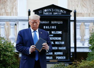 Trump Takes Center Stage at National Bible Reading Following Backlash Over ‘Blasphemous’ AI Image Donald Trump