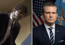 Pete Hegseth Quotes Fake Bible Verse From ‘Pulp Fiction’ During Pentagon Prayer Pete Hegseth
