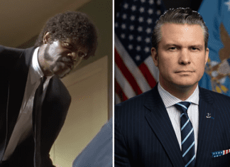 Pete Hegseth Quotes Fake Bible Verse From ‘Pulp Fiction’ During Pentagon Prayer Pete Hegseth
