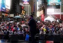 ‘Death Threats’—Pastor Mike Signorelli Wore a Bulletproof Vest During Easter Service in Times Square Mike Signorelli